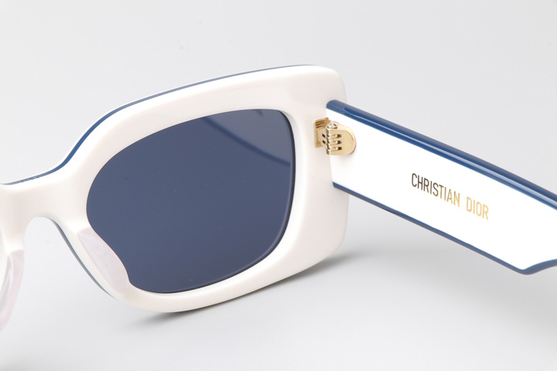 Pacific S1U Sunglasses White Blue