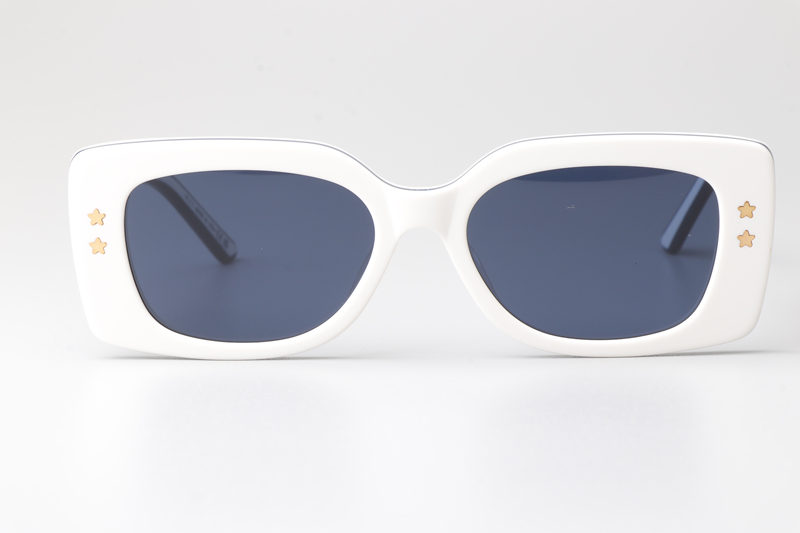 Pacific S1U Sunglasses White Blue