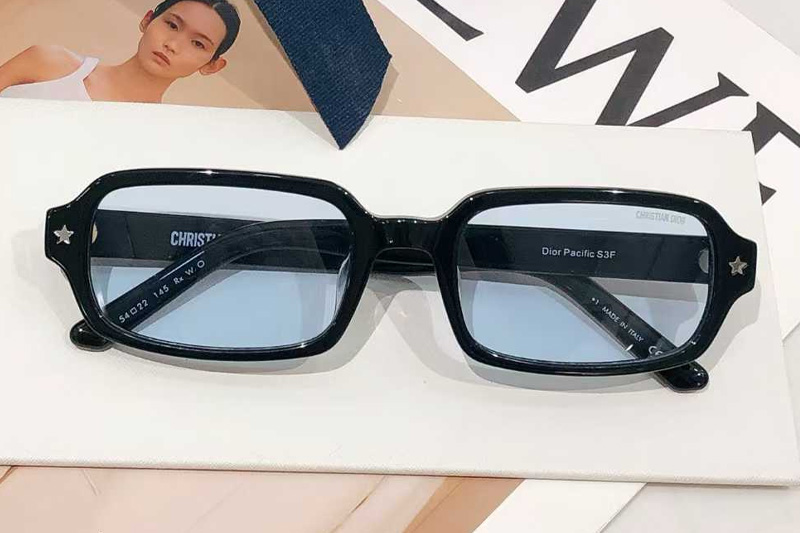 Pacific S3F Sunglasses Black Light Blue