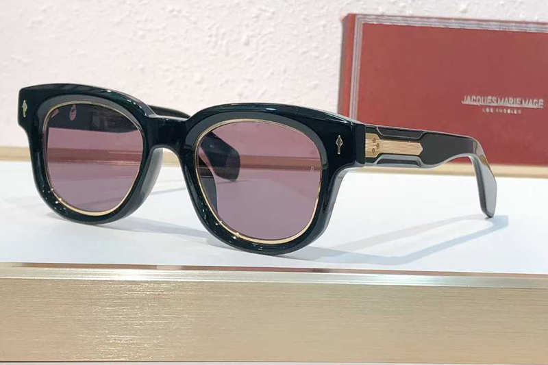 Pasolini Sunglasses Black Gold Pink