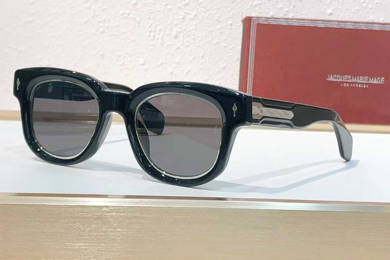 Pasolini Sunglasses Black Silver Gray