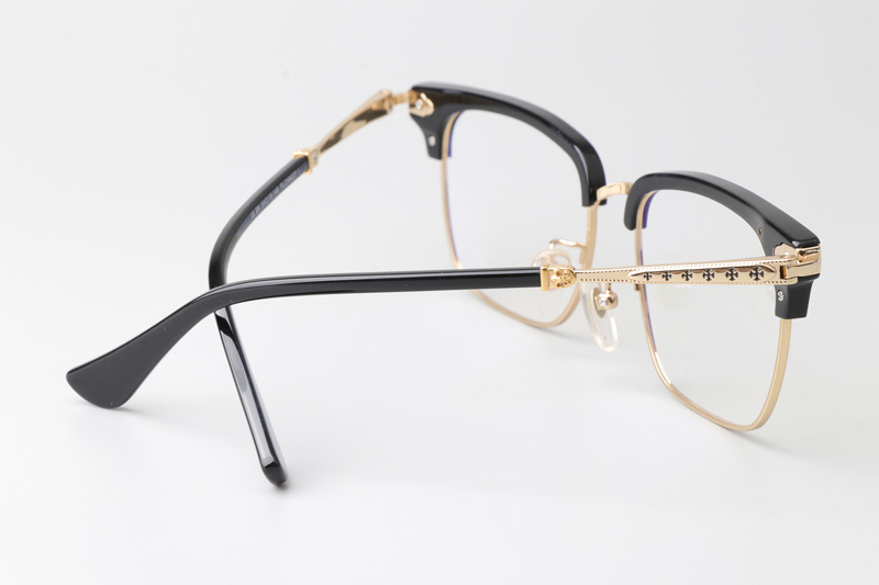 Plonkep I Eyeglasses Black Gold