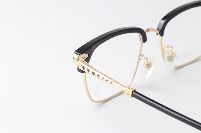 Plonkep I Eyeglasses Black Gold