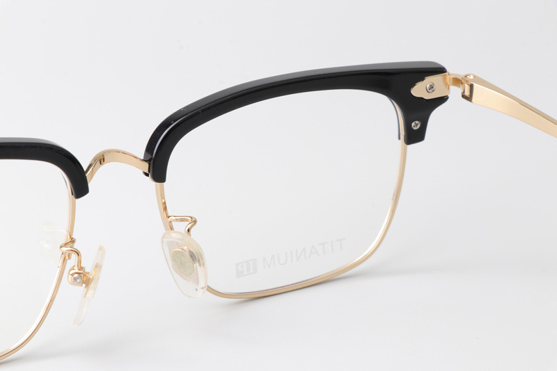 Plonkep I Eyeglasses Black Gold