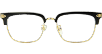 Plonkep I Eyeglasses Black Gold