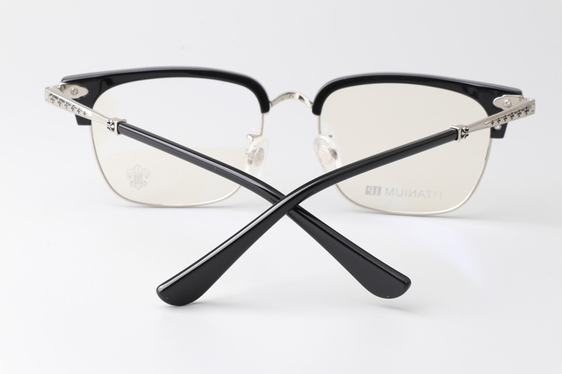 Plonkep I Eyeglasses Black Silver