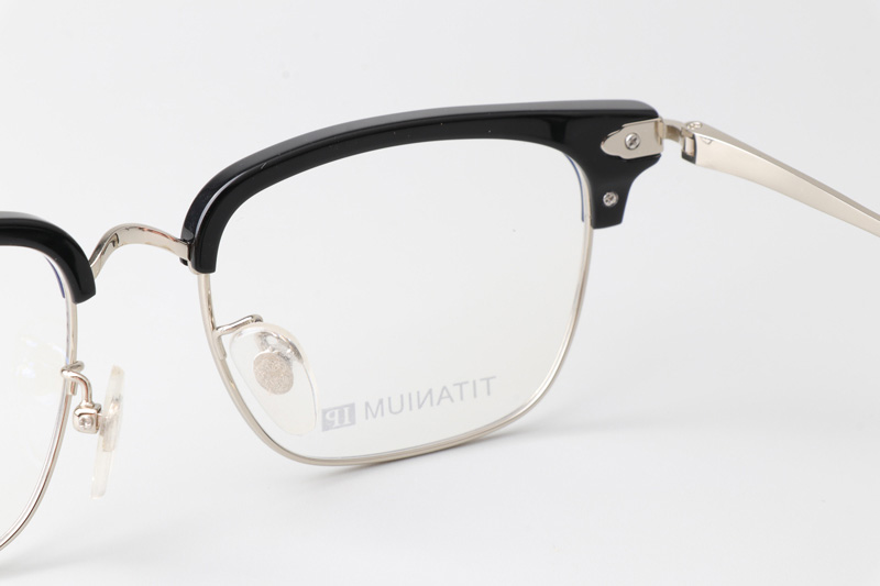 Plonkep I Eyeglasses Black Silver