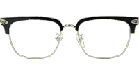 Plonkep I Eyeglasses Black Silver