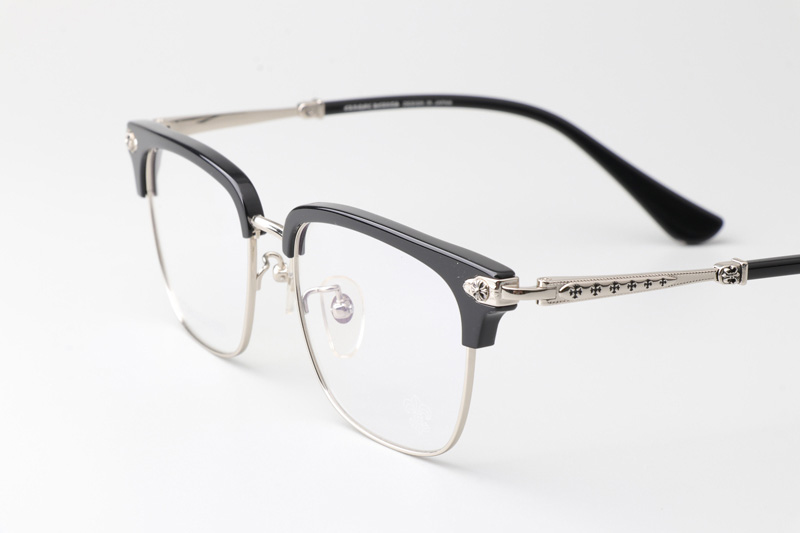 Plonkep I Eyeglasses Black Silver