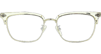 Plonkep I Eyeglasses Clear Silver