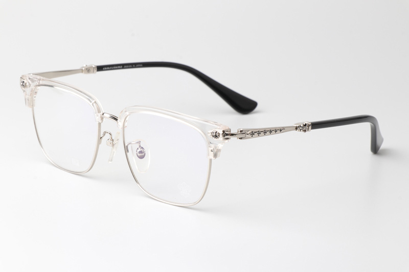 Plonkep I Eyeglasses Clear Silver