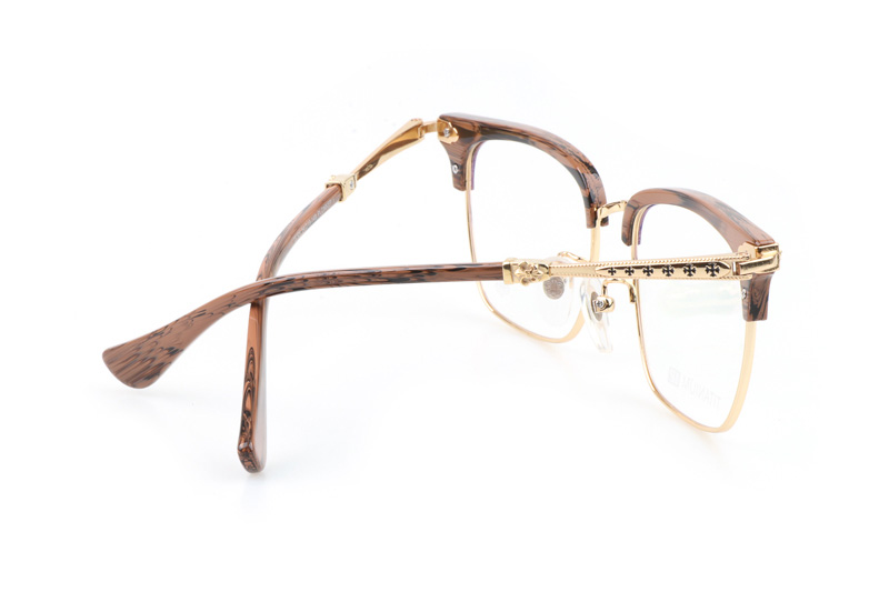 Plonkep I Eyeglasses Wooden Gold