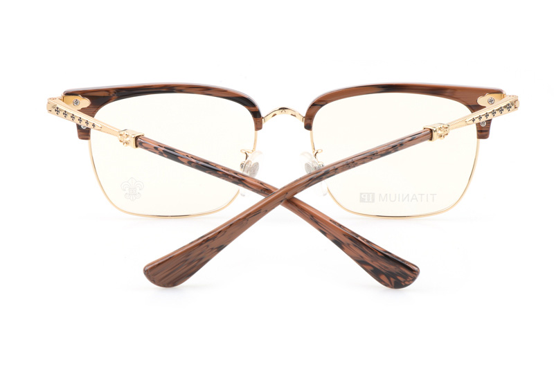 Plonkep I Eyeglasses Wooden Gold