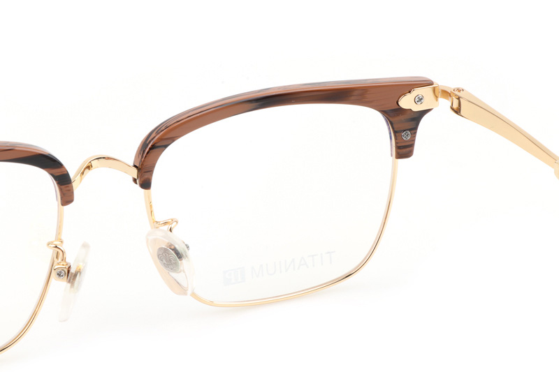 Plonkep I Eyeglasses Wooden Gold