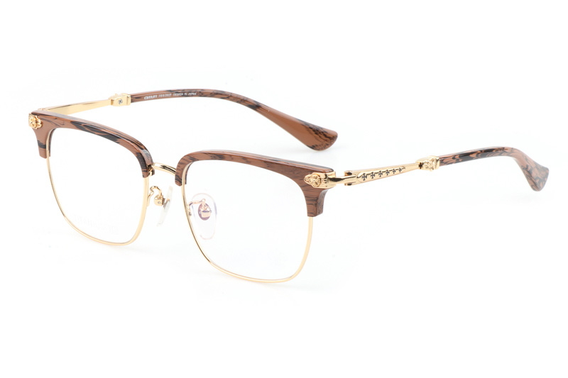 Plonkep I Eyeglasses Wooden Gold