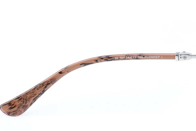 Plonkep I Eyeglasses Wooden Silver