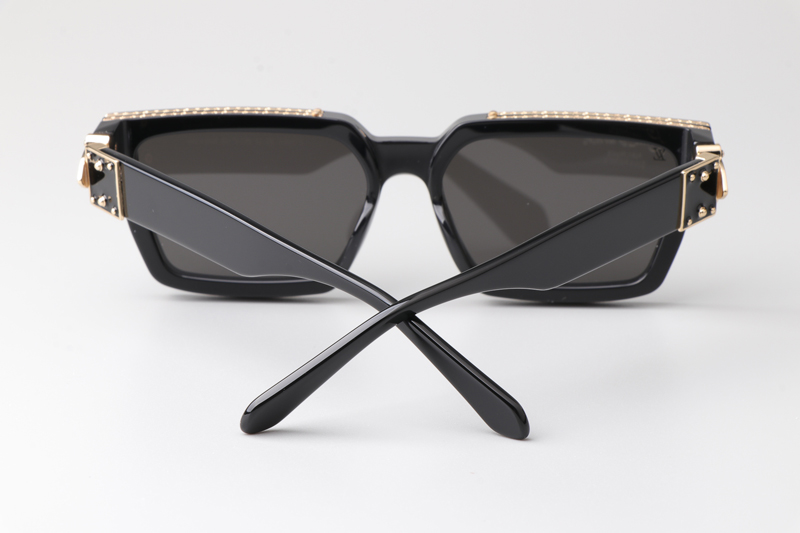 Pont Neuf Z1165W Sunglasses Black Gold Gray
