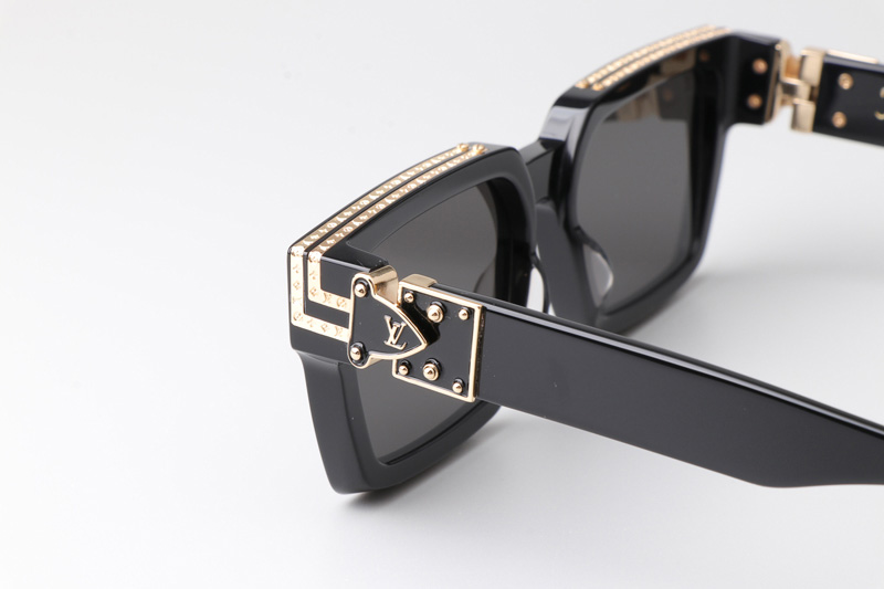 Pont Neuf Z1165W Sunglasses Black Gold Gray