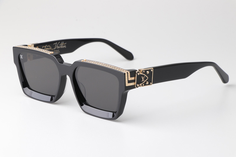 Pont Neuf Z1165W Sunglasses Black Gold Gray