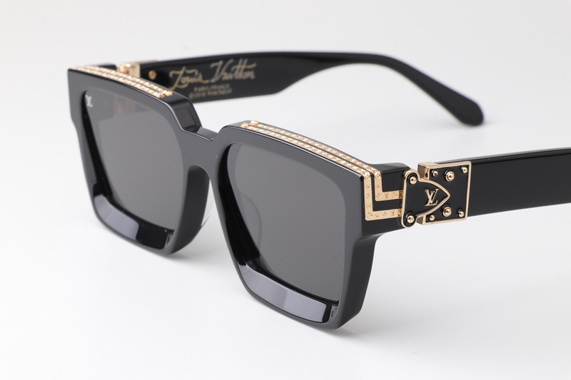 Pont Neuf Z1165W Sunglasses Black Gold Gray