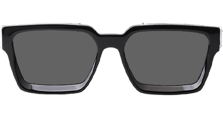 Pont Neuf Z1689E Sunglasses Black White Gray