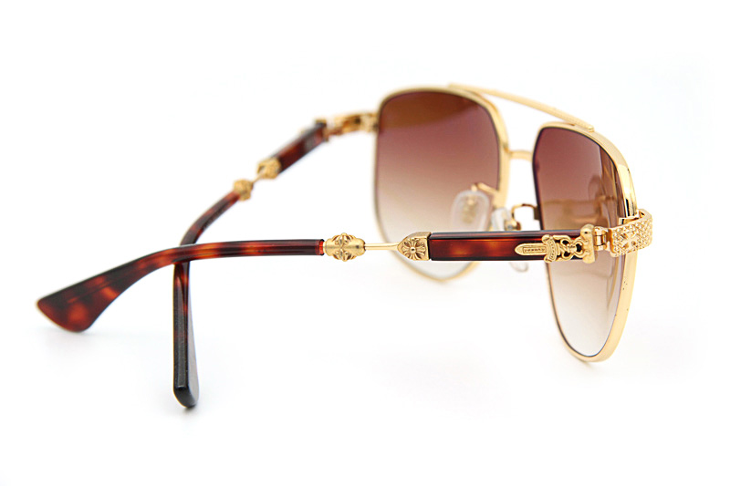 Prob-I Sunglasses Gold Gradient Brown