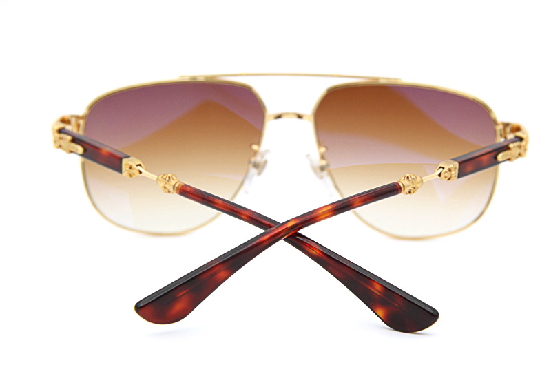 Prob-I Sunglasses Gold Gradient Brown