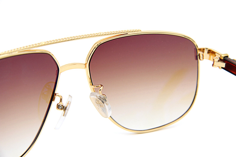 Prob-I Sunglasses Gold Gradient Brown