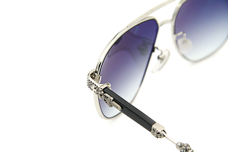 Prob-I Sunglasses Silver Gradient Gray