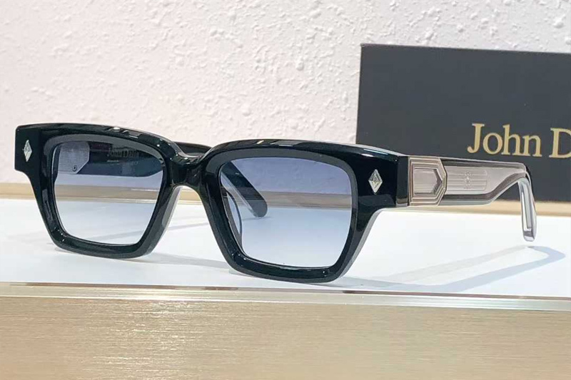 Project P03 Sunglasses Black Silver Gradient Blue