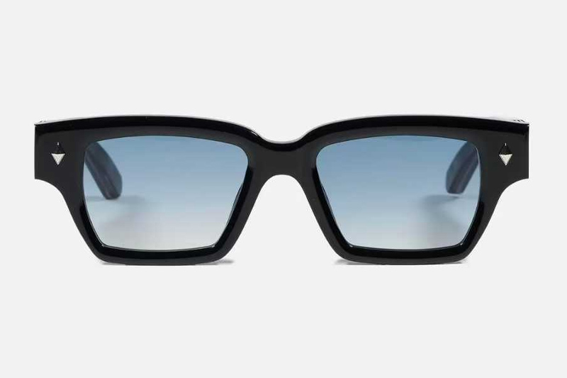 Project P03 Sunglasses Black Silver Gradient Blue