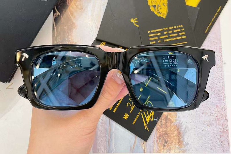 Quentin Sunglasses Black Tortoise Blue