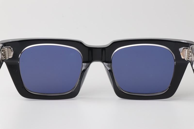Quentin Sunglasses Black Transparent Gray