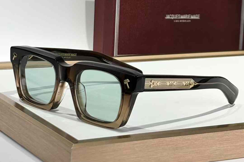 Quentin Sunglasses Transparent Brown Green