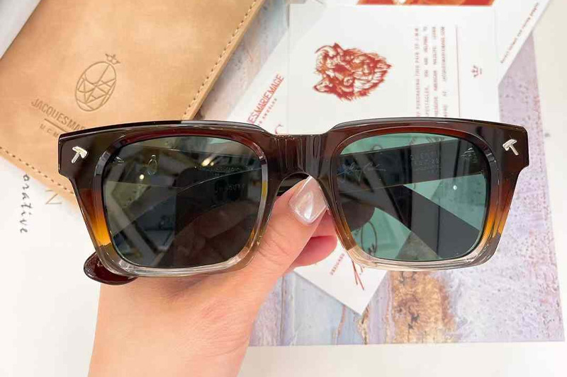 Quentin Sunglasses Transparent Brown Green