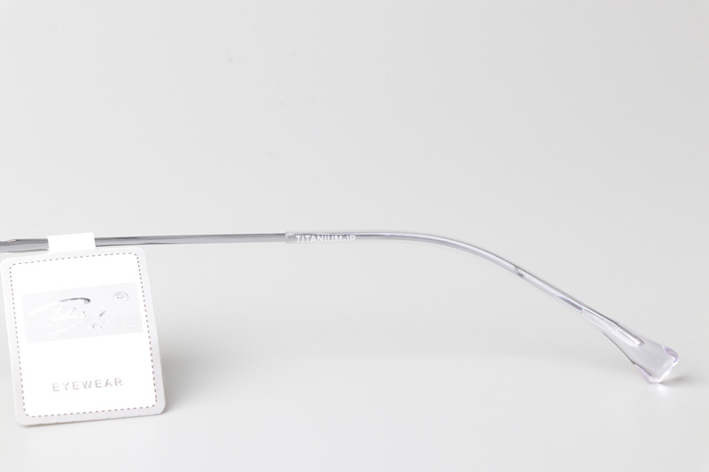 RS20046 Eyeglasses Red Silver