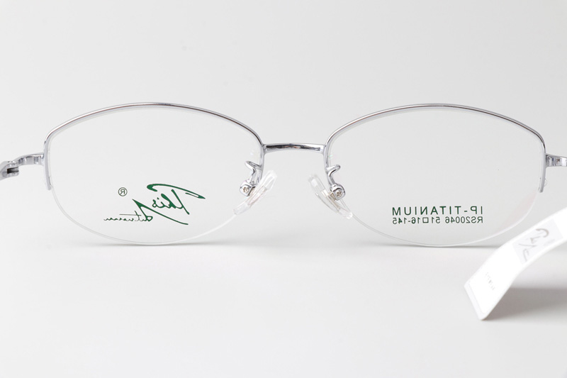 RS20046 Eyeglasses Red Silver