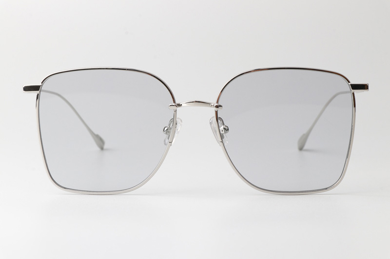 Reme Sunglasses Silver Light Gray