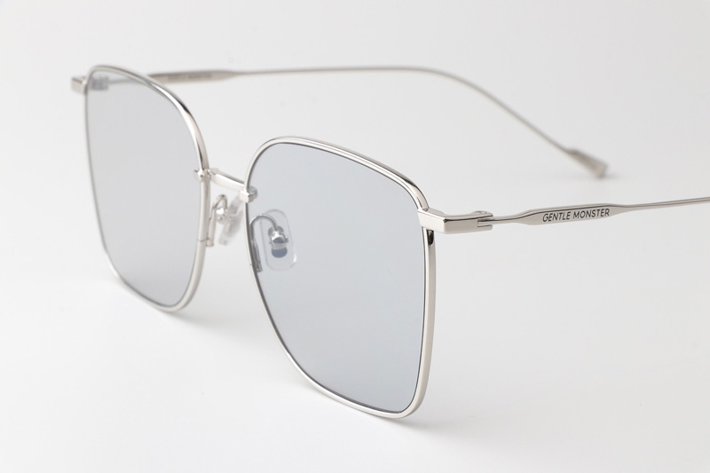 Reme Sunglasses Silver Light Gray