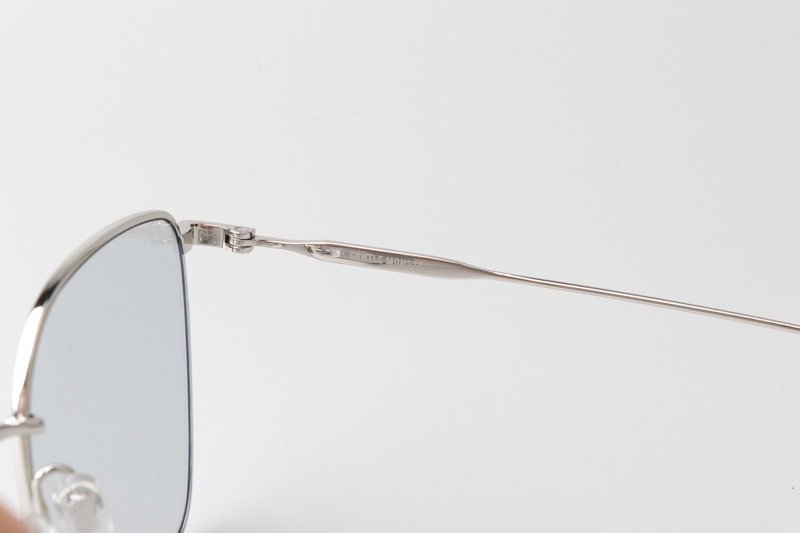 Reme Sunglasses Silver Light Gray