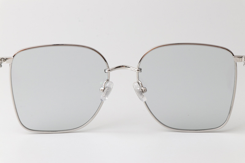Reme Sunglasses Silver Light Gray