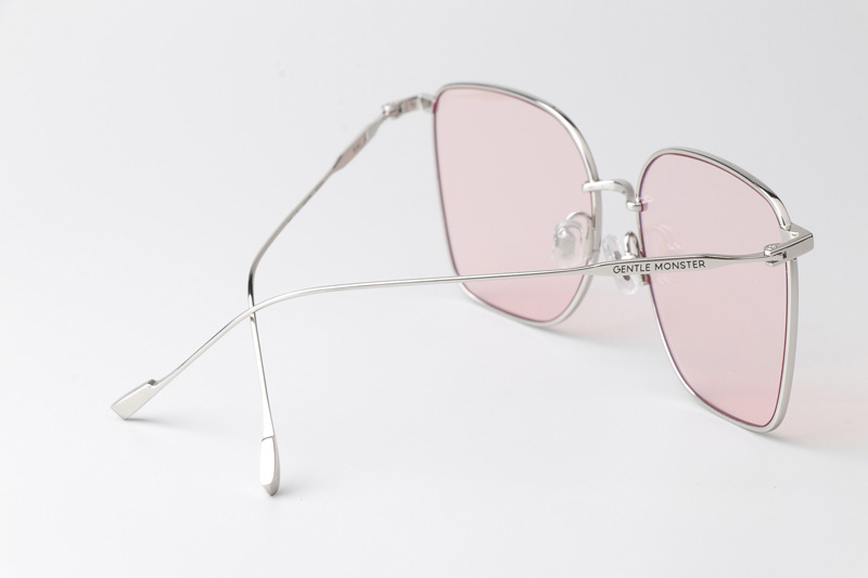 Reme Sunglasses Silver Light Pink