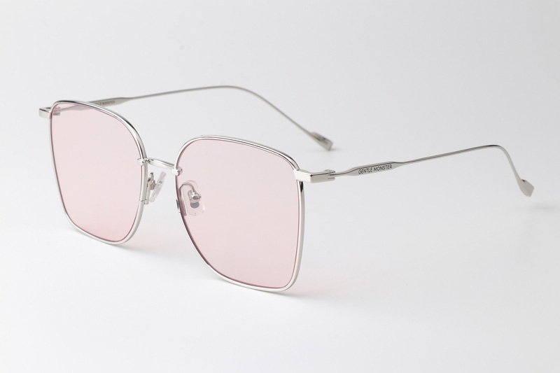 Reme Sunglasses Silver Light Pink