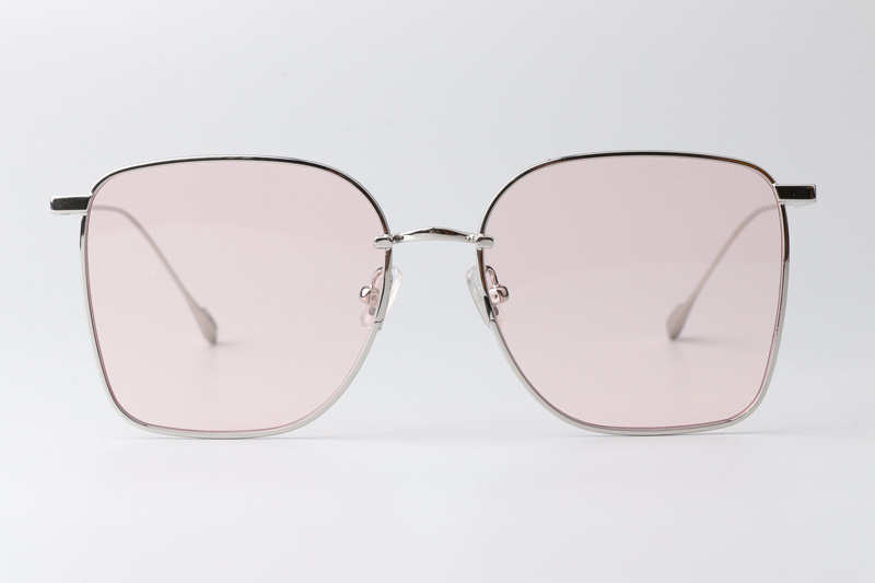 Reme Sunglasses Silver Light Pink