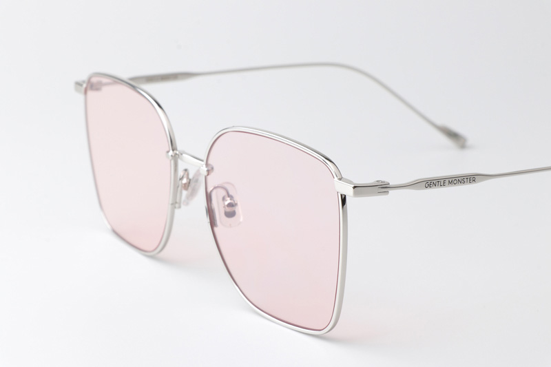 Reme Sunglasses Silver Light Pink
