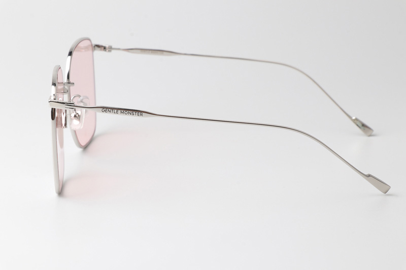 Reme Sunglasses Silver Light Pink