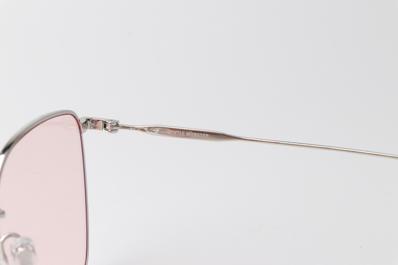 Reme Sunglasses Silver Light Pink
