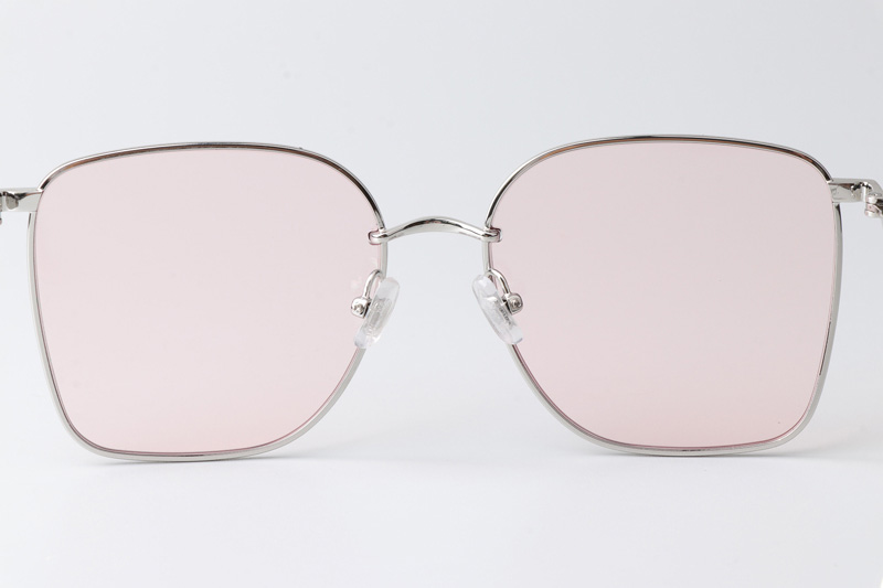 Reme Sunglasses Silver Light Pink