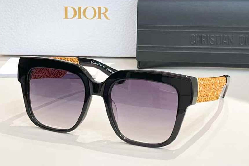 Resille S1I Sunglasses Black Gold Gradient Gray