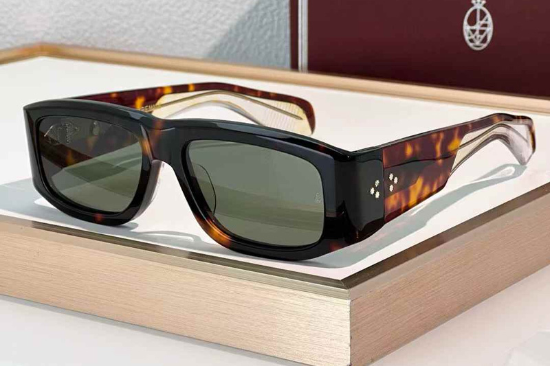 Romi Sunglasses Tortoise Green